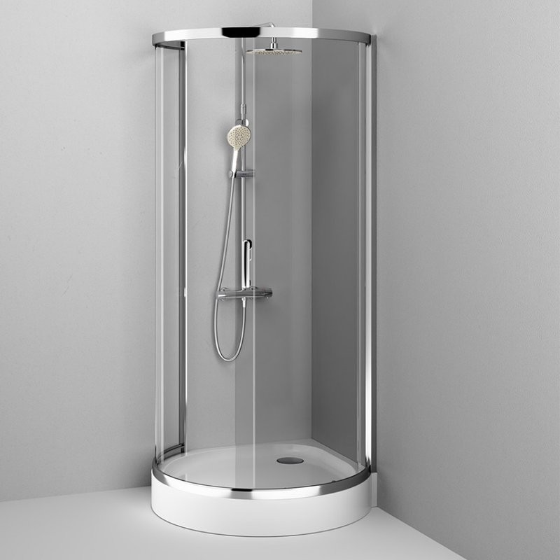 Душевой уголок AM.PM Like W83G-333-095CT 95х95, прозрачное стекло