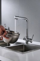 Смеситель для кухни Shevanik S328 хром