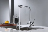 Смеситель для кухни Shevanik S328 хром