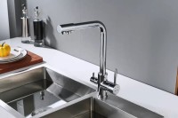 Смеситель для кухни Shevanik S328 хром