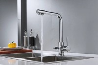 Смеситель для кухни Shevanik S328 хром