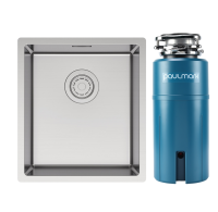 Комплект Мойка Paulmark Yuni YU39-BS сталь + Измельчитель Intenso Комплект Мойка Paulmark Yuni YU39-BS сталь + Измельчитель Intenso