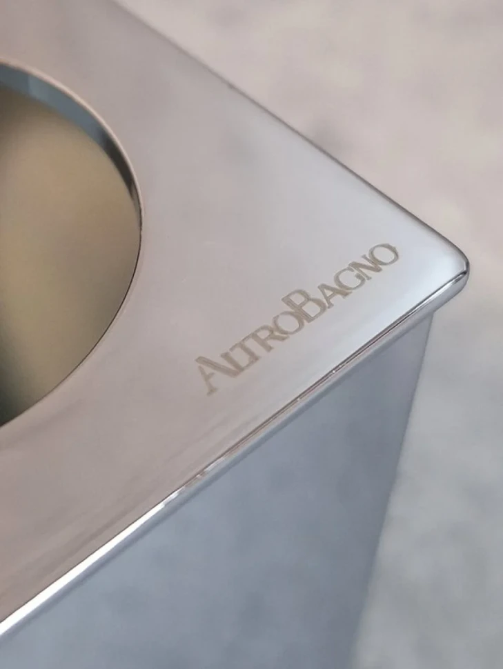 Коробка для салфеток AltroBagno Beni aggiuntivi BH083101 Cr настольная
