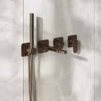 Встраиваемый смеситель для душа и ванны Wasserkraft Asphe A7751.287.289.290.292.291 С ВНУТРЕННЕЙ ЧАСТЬЮ, розовое золото