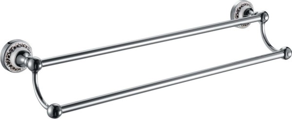 Держатель для полотенец Fixsen Bogema FX-78502 хром, белый