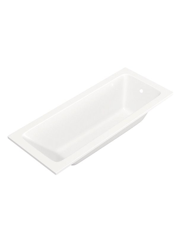 Акриловая ванна Teymi Helmi 170x70 см, пристенная, белая, с каркасом