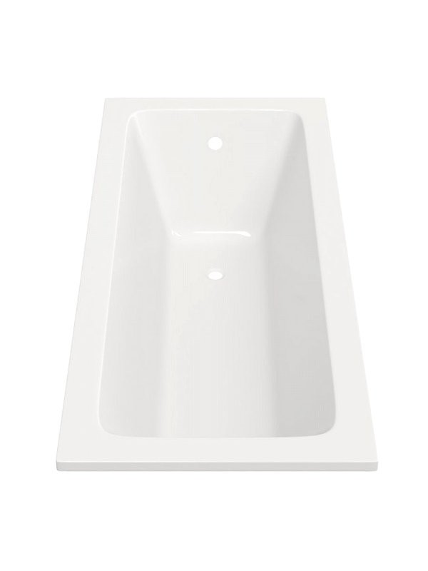 Акриловая ванна Teymi Helmi 170x70 см, пристенная, белая, с каркасом