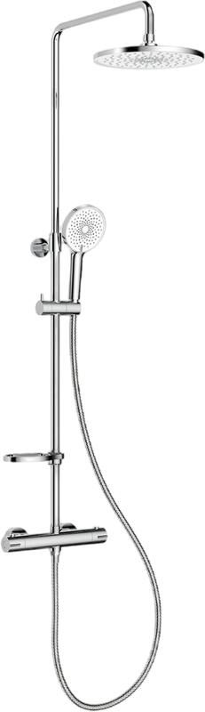 Душевая стойка Milardo Ideal Spa ILSSBTHM89 хром глянцевый