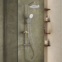 Душевая стойка Milardo Ideal Spa ILSSBTHM89 хром глянцевый