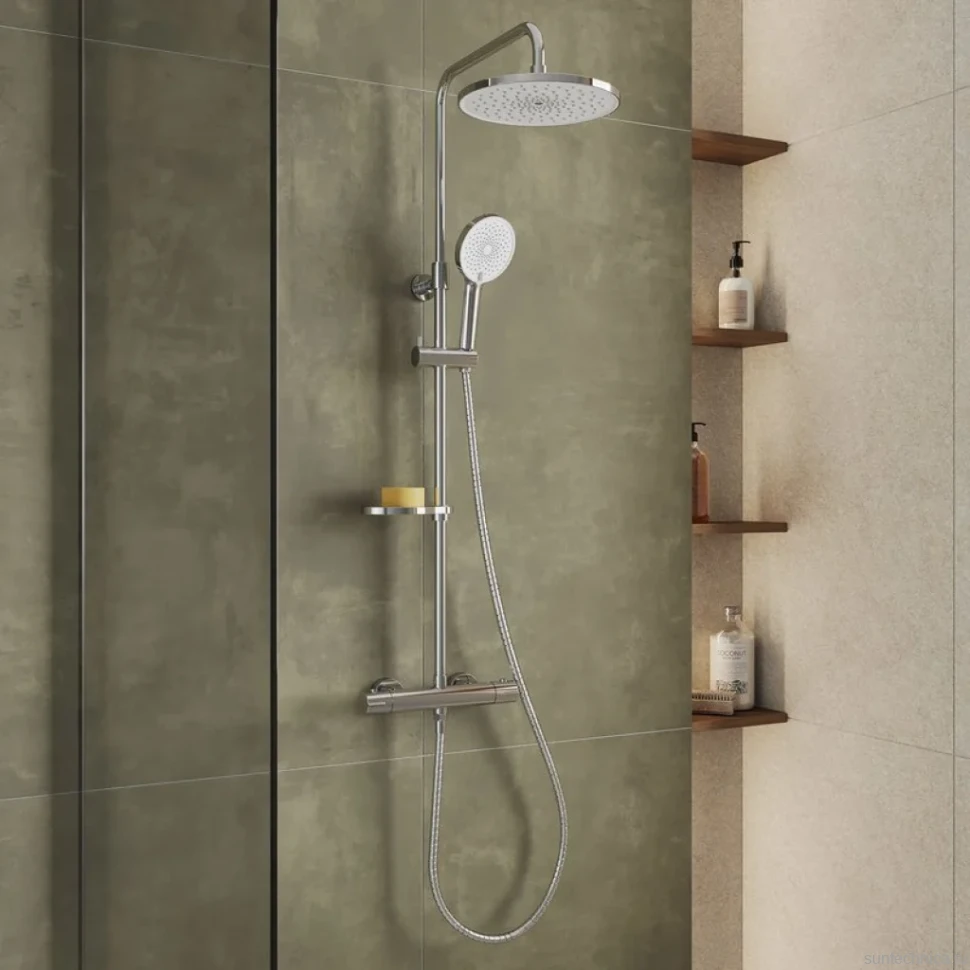 Душевая стойка Milardo Ideal Spa ILSSBTHM89 хром глянцевый