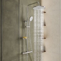 Душевая стойка Milardo Ideal Spa ILSSBTHM89 хром глянцевый
