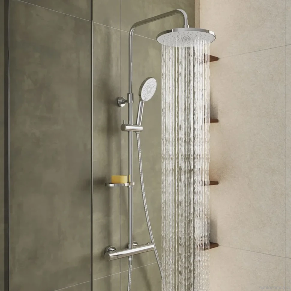 Душевая стойка Milardo Ideal Spa ILSSBTHM89 хром глянцевый