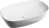 Накладная раковина Ceramicanova Element CN6049 белая глянцевая