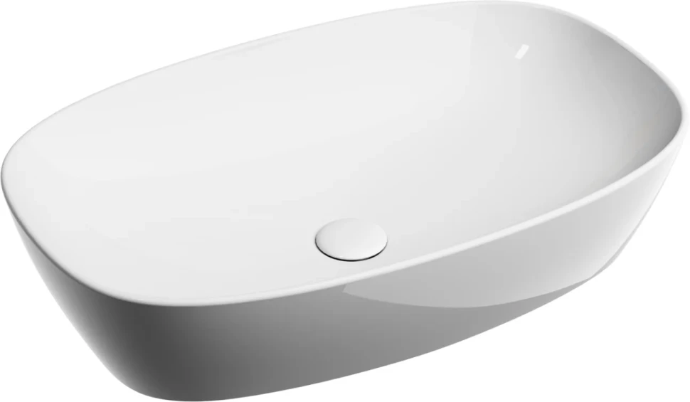 Накладная раковина Ceramicanova Element CN6049 белая глянцевая