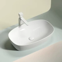 Накладная раковина Ceramicanova Element CN6049 белая глянцевая