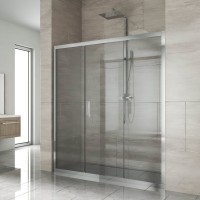 Душевая дверь в нишу Kubele DE019 D3-CLN-CH 160 см, профиль хром