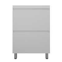 Тумба напольная "Манхэттен 60" ЭМАЛЬ, под раковину ASTI, 2 ящика, PLUS, белый Тумба напольная "Манхэттен 60" ЭМАЛЬ, под раковину ASTI, 2 ящика, PLUS, белый