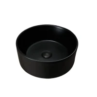 Накладная раковина GID Esfera Bm9011 40 матовая черная, круглая, фаянс