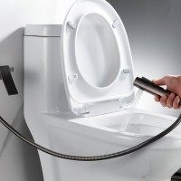 Гигиенический душ Shevanik S6105T-1 со смесителем, оружейная сталь