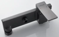 Гигиенический душ Shevanik S6105T-1 со смесителем, оружейная сталь