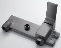 Гигиенический душ Shevanik S6105T-1 со смесителем, оружейная сталь