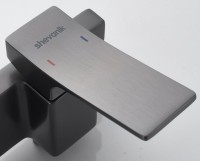Гигиенический душ Shevanik S6105T-1 со смесителем, оружейная сталь