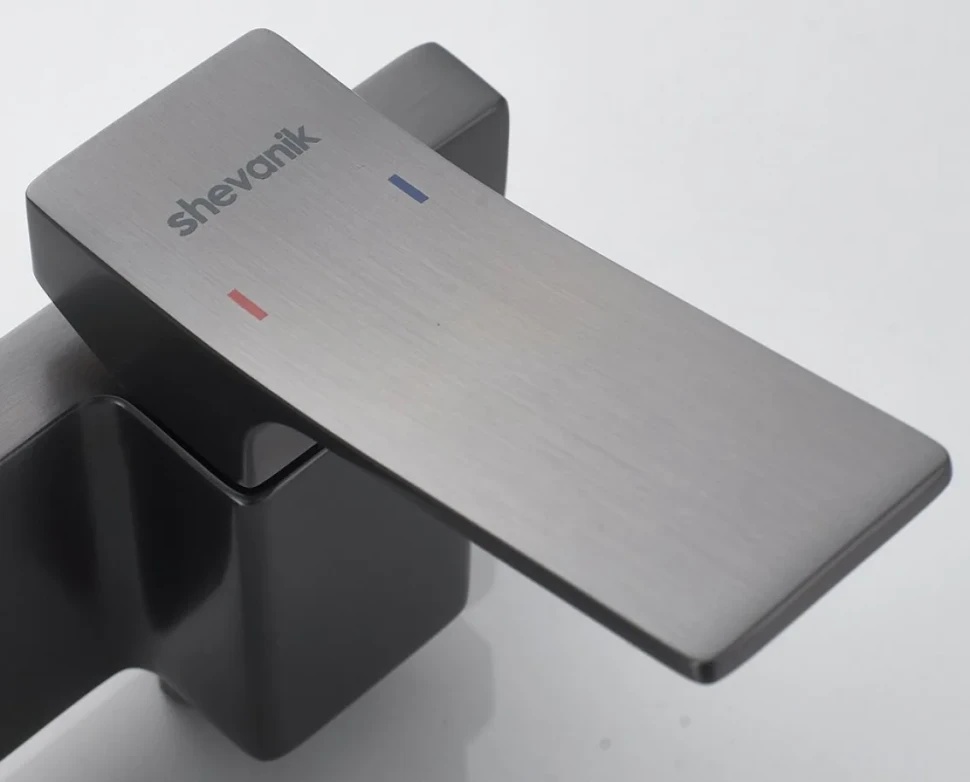 Гигиенический душ Shevanik S6105T-1 со смесителем, оружейная сталь