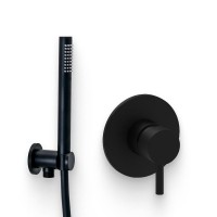 Душевой комплект Смеситель Paffoni Light LIG011NO С ВНУТРЕННЕЙ ЧАСТЬЮ + Гарнитур Master ZDUP094NO