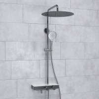 Душевая стойка Wasserkraft Aller A113.117.127.CH Thermo с термостатом, хром