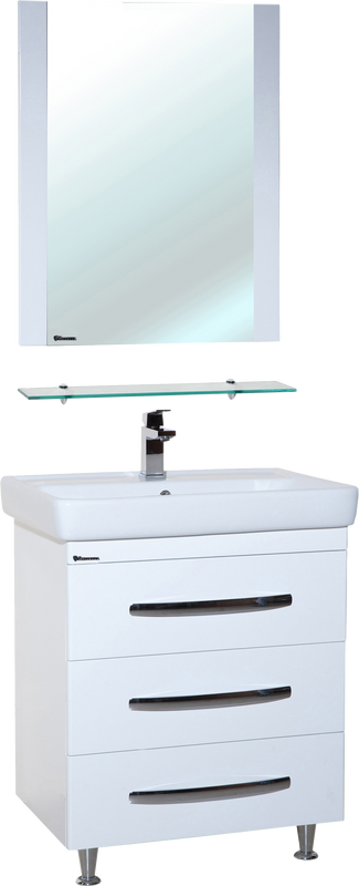 Мебель для ванной комнаты Bellezza Рокко 70 напольная, белая