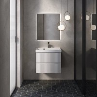 Тумба под раковину для ванной AQUAme S1 60 белая Тумба под раковину для ванной AQUAme S1 60 белая