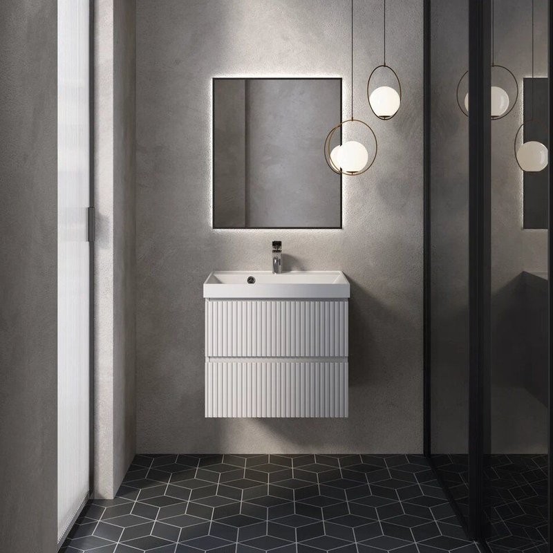 Тумба под раковину для ванной AQUAme S1 60 белая