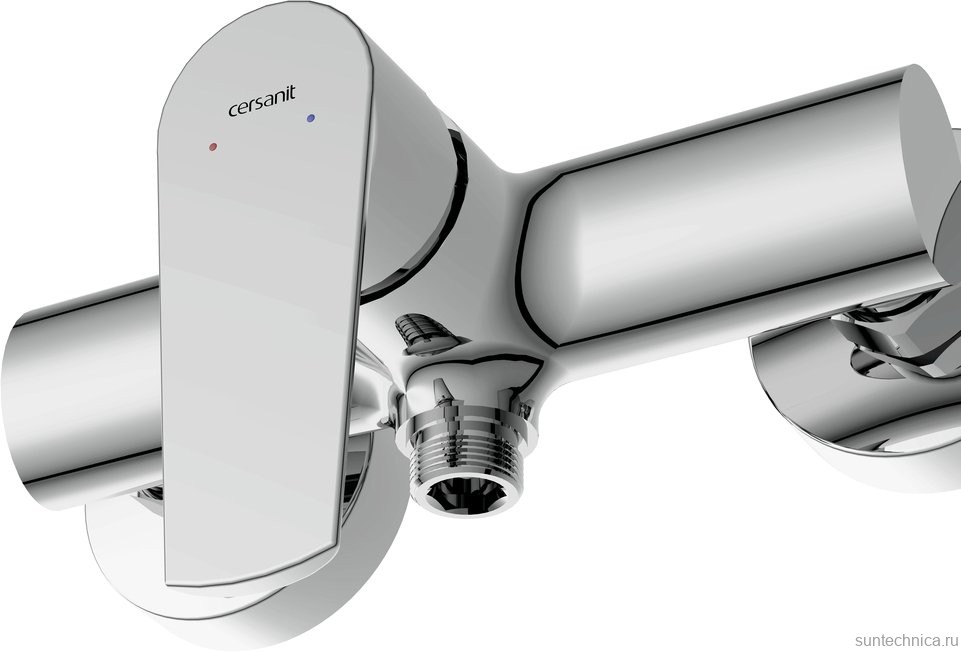 Душевой комплект Смеситель для душа Cersanit Moduo 64099 + Гарнитур Vibe 63067 хром