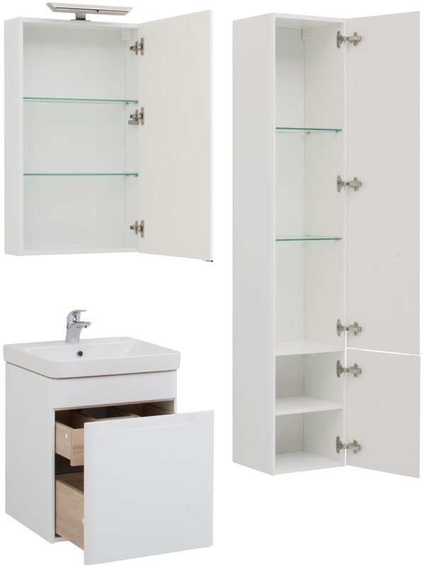 Тумба с раковиной Aquanet София 60
