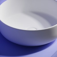 Накладная раковина Ceramicanova Taycan CN12003MW 37х37 матовая белая