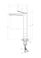 Смеситель для раковины BelBagno Unique UNIQUE-LMC-CRM-W0 хром Смеситель для раковины BelBagno Unique UNIQUE-LMC-CRM-W0 хром