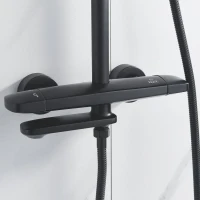 Душевая стойка Rose R3936H черная Душевая стойка Rose R3936H черная