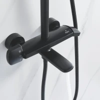 Душевая стойка Rose R3936H черная Душевая стойка Rose R3936H черная