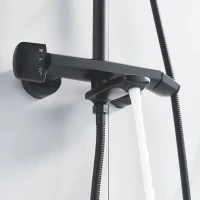 Душевая стойка Rose R3936H черная Душевая стойка Rose R3936H черная
