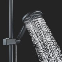 Душевая стойка Rose R3936H черная