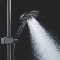 Душевая стойка Rose R3936H черная Душевая стойка Rose R3936H черная