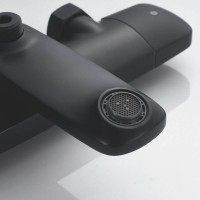 Душевая стойка Rose R3936H черная