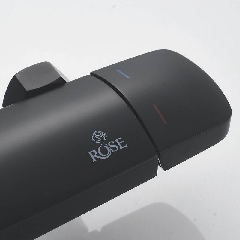Душевая стойка Rose R3936H черная