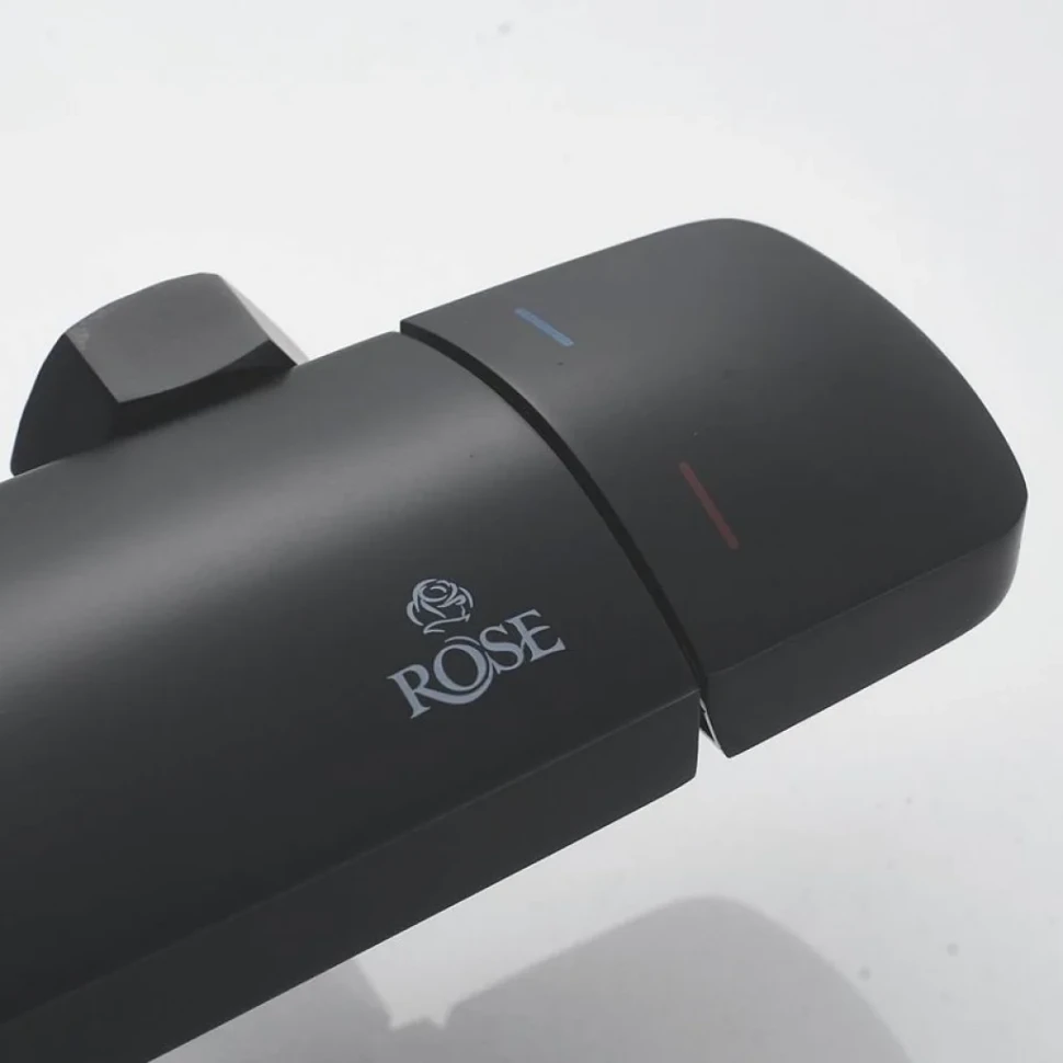 Душевая стойка Rose R3936H черная