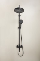 Душевая стойка BELZ B813 B24813-7 матовая черная