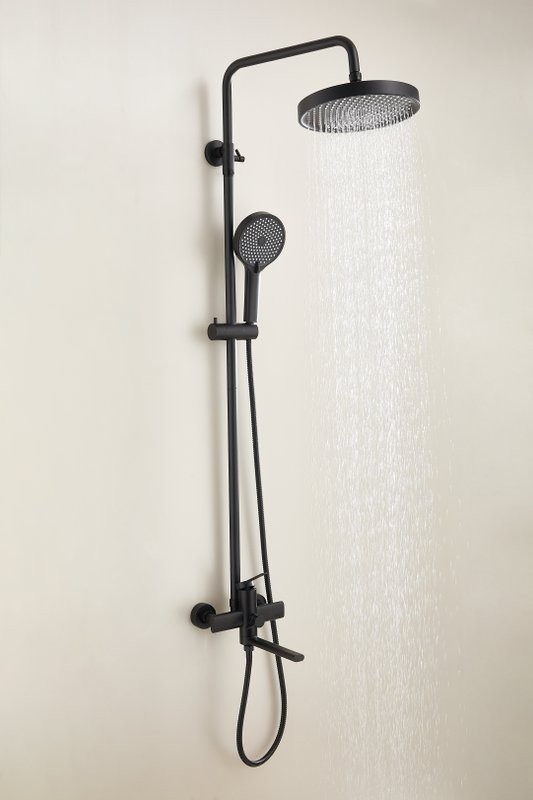 Душевая стойка BELZ B813 B24813-7 матовая черная