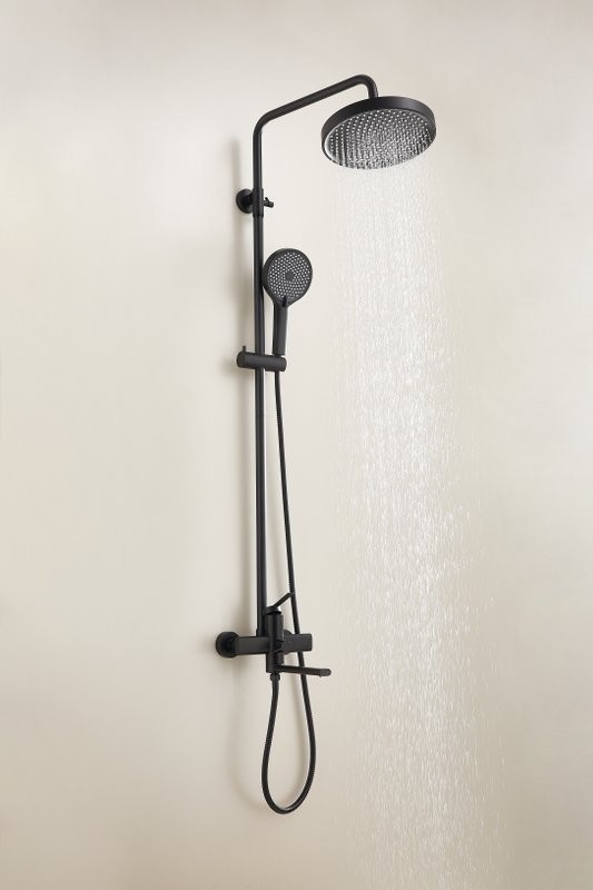 Душевая стойка BELZ B813 B24813-7 матовая черная