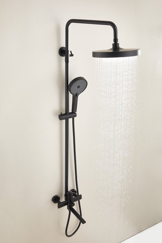 Душевая стойка BELZ B813 B24813-7 матовая черная