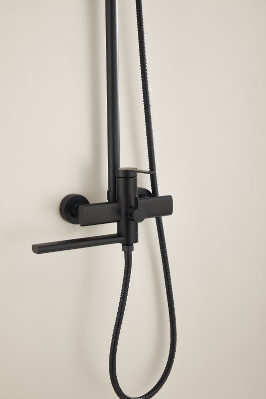 Душевая стойка BELZ B813 B24813-7 матовая черная