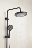 Душевая стойка BELZ B813 B24813-7 матовая черная